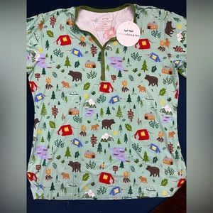 Little Sleepies Happy Camper NWT